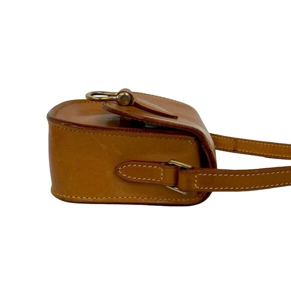 LOUIS VUITTON Brown Leather Pochette Shoulder Bag - Picture 6 of 10